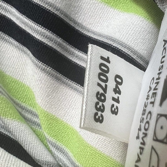 Footjoy Shirt Golf Polo Mens Size L Performance Activewear Green Athletic Fit - Picture 8 of 12